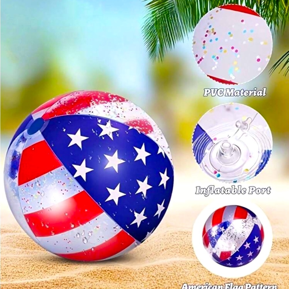 1 LEFT! 🇺🇸 American Flag Beach Ball